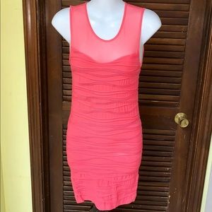 Coral Mini Dress